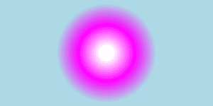 Ein radialer Farbverlauf.