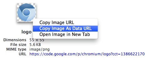 Copiar imagen como URL de datos