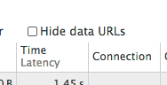 Data URI filtering