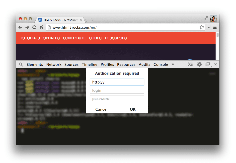 La terminal de Herramientas para desarrolladores admite la personalización de los detalles de la conexión durante la configuración.