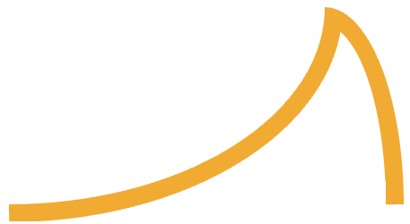 A clipped corner shape, representing two corners (one scoop, one round).