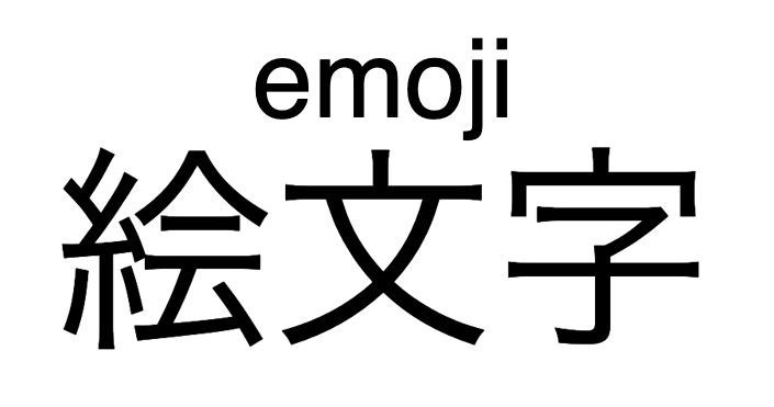日本語の親文字にルビとして表示される英語の発音。