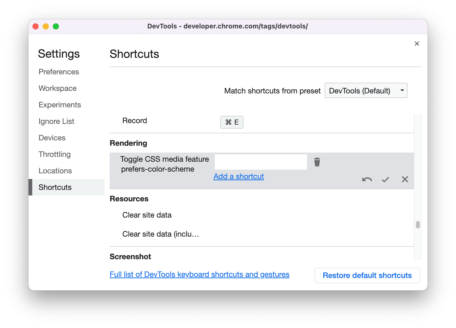 Beralih tema terang dan gelap dengan pintasan keyboard.