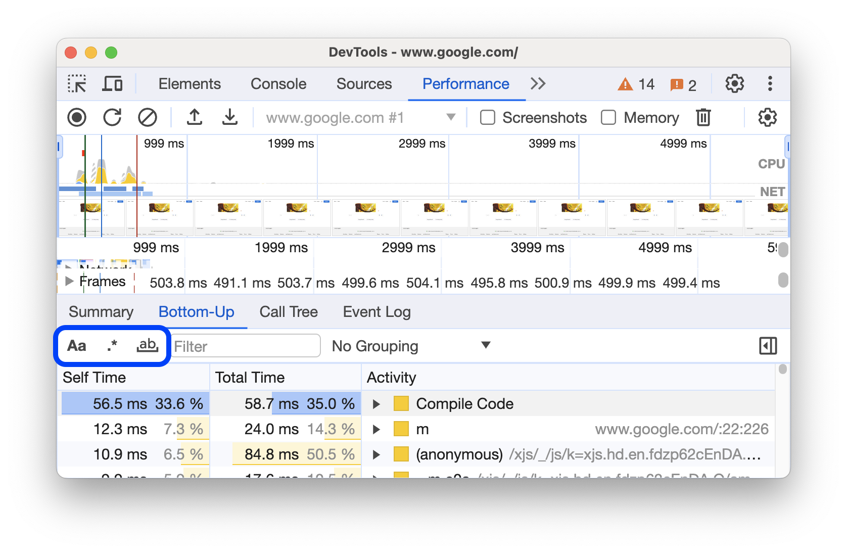 高度なフィルタリングに使用できる 3 つの新しいボタンが追加されました。