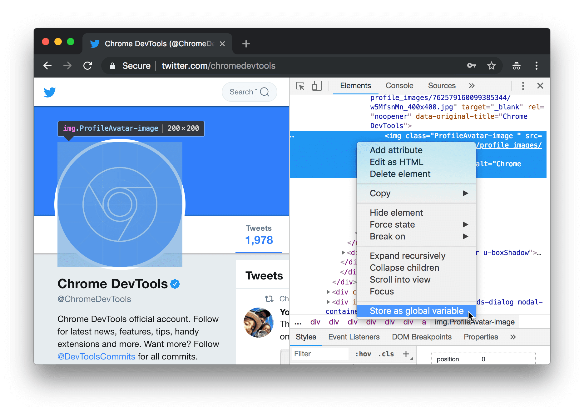 Armazene como variável global na árvore do DOM.