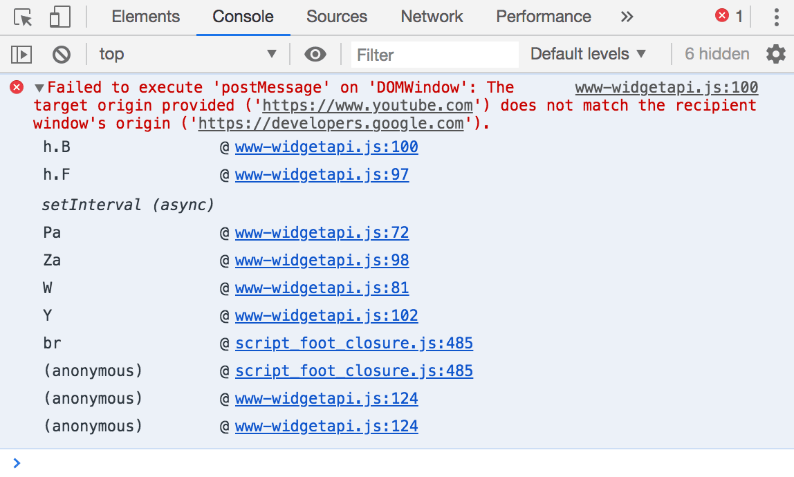 Como expandir um stack trace fechado