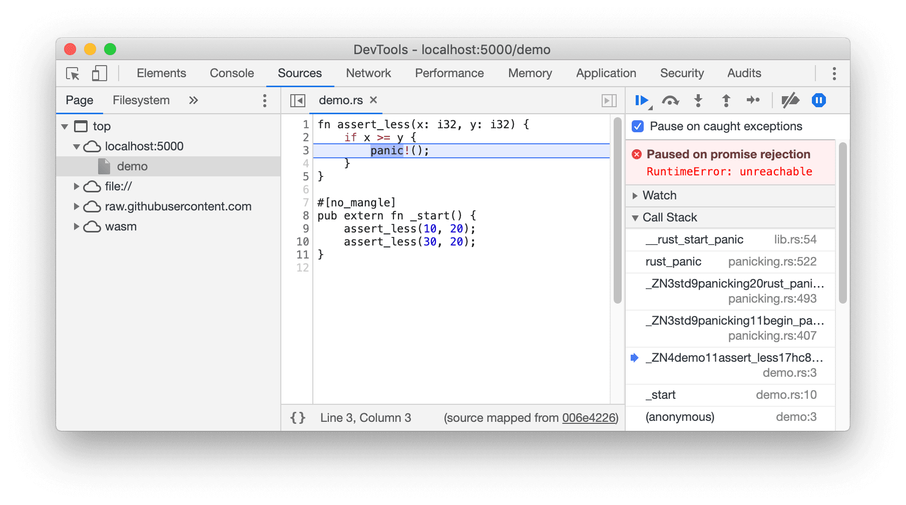 تصویری از اشکال زدایی WebAssembly جدید با استفاده از DWARF.