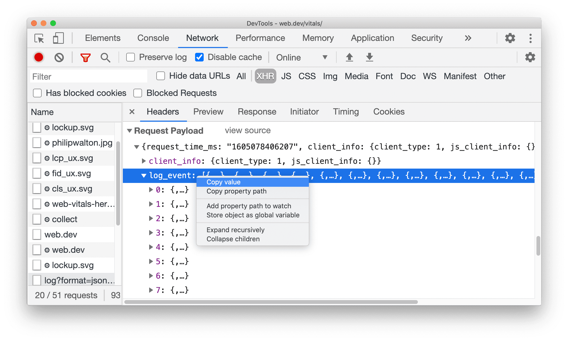 کپی کردن مقدار ویژگی