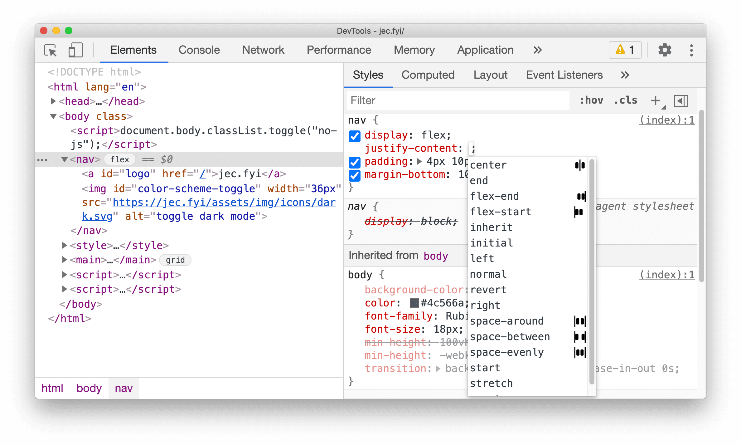 CSS Flex-Debugging