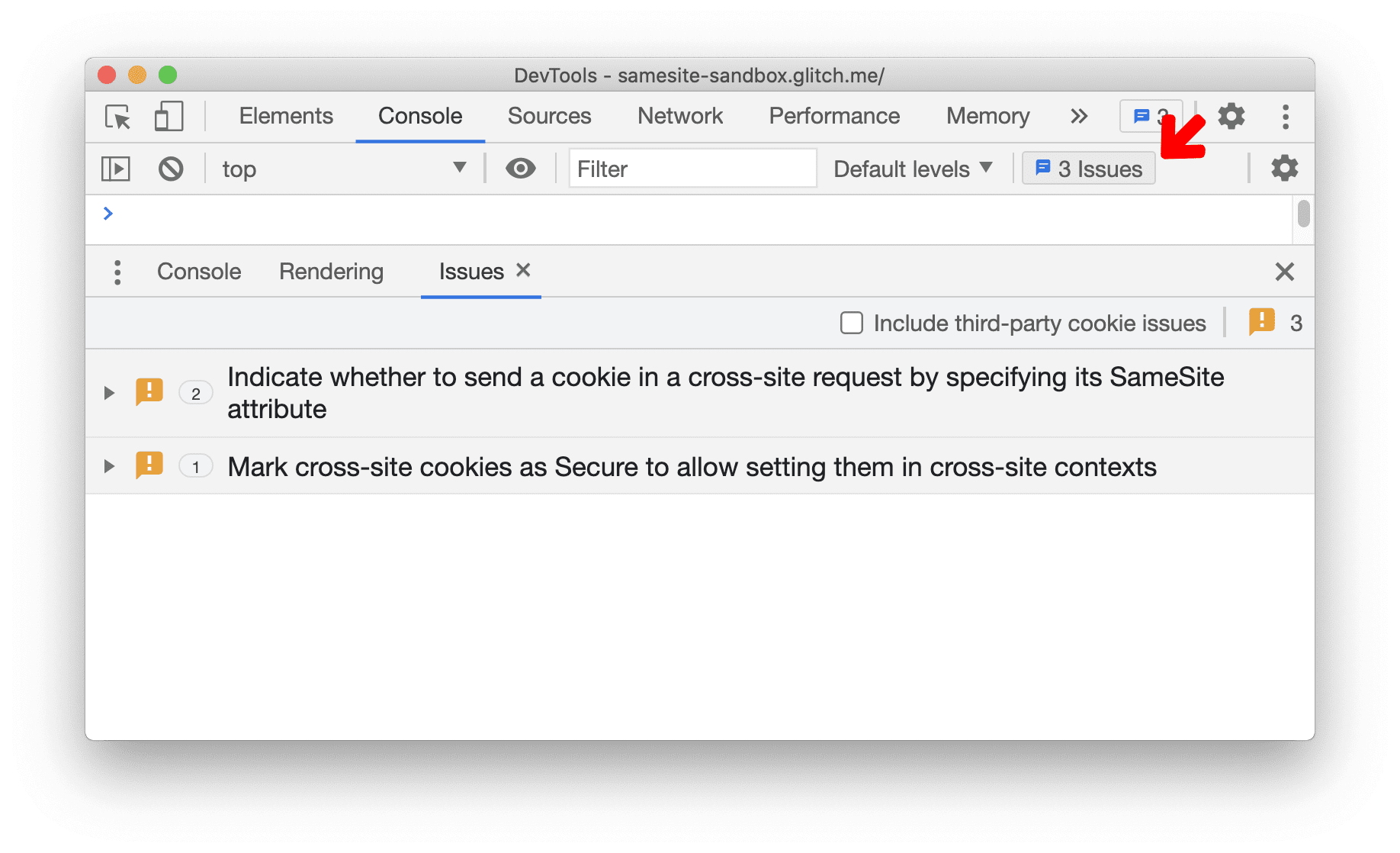 عدد المشاكل في شريط الحالة في &quot;وحدة التحكّم&quot;