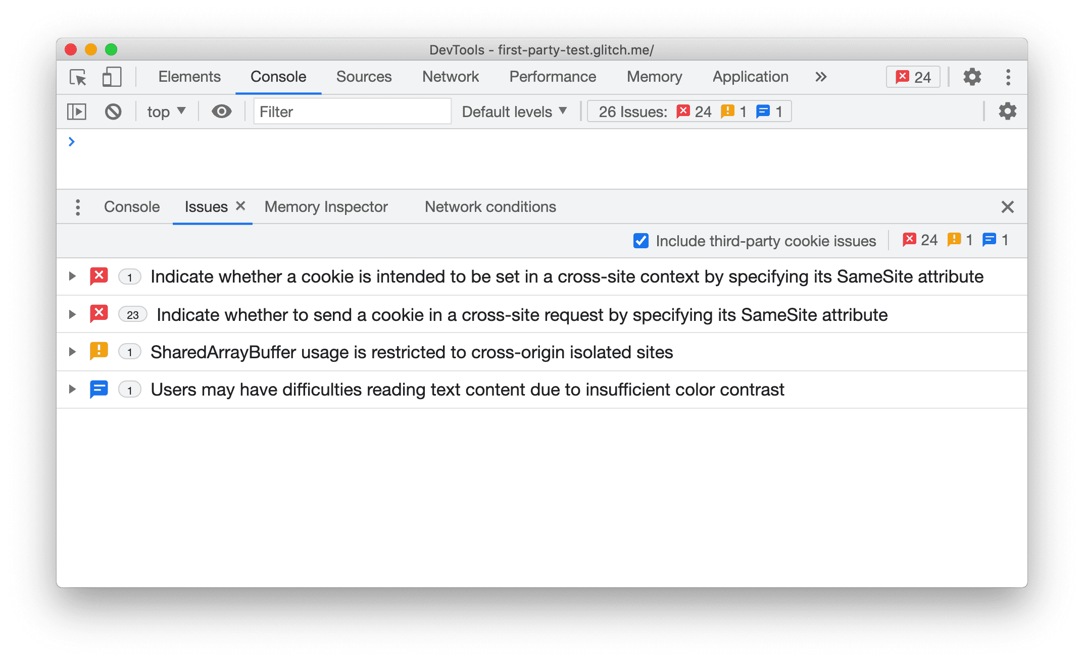 دستهبندی انواع مسائل با رنگها و آیکونها
