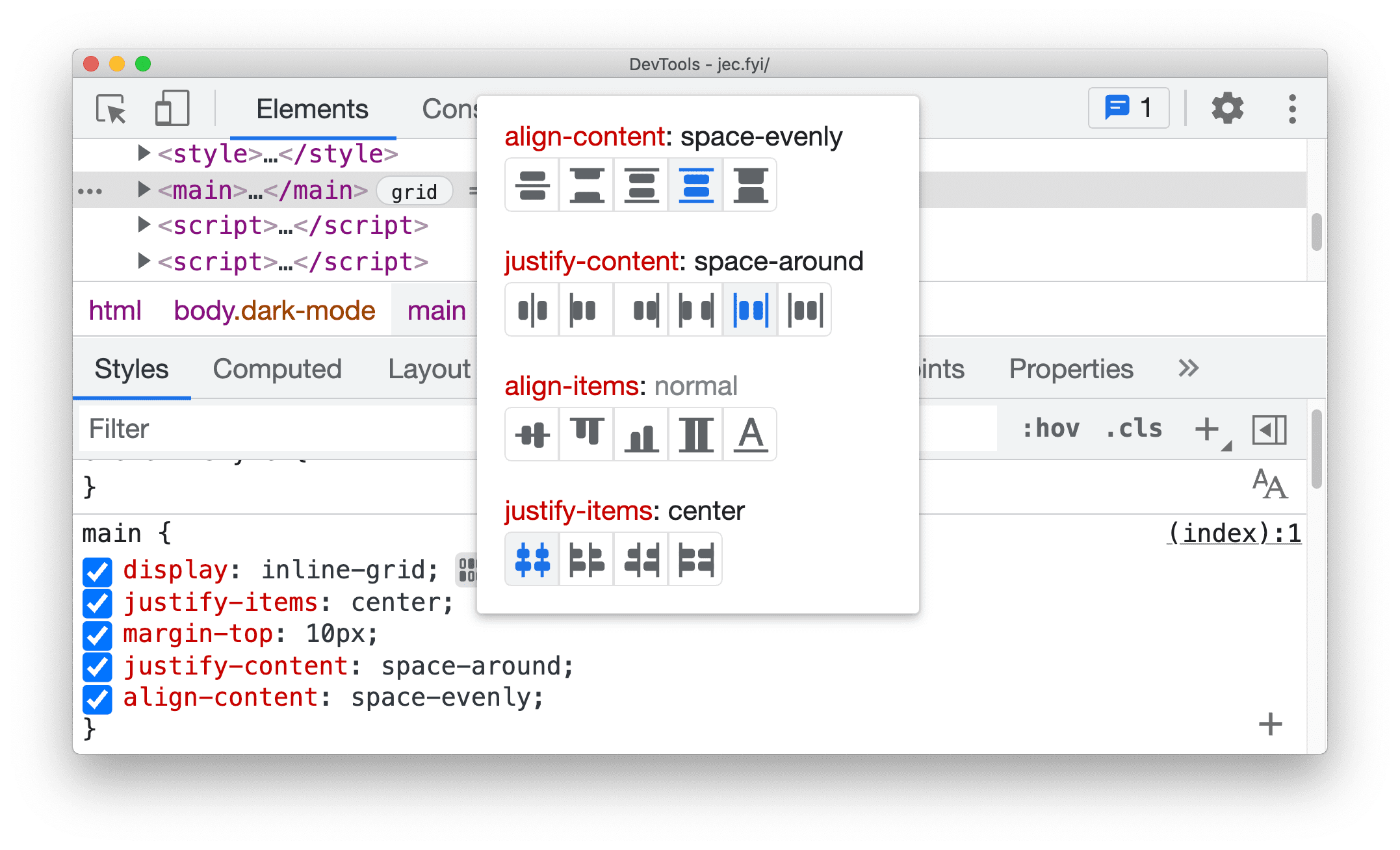 עורך מסוג CSS Grid