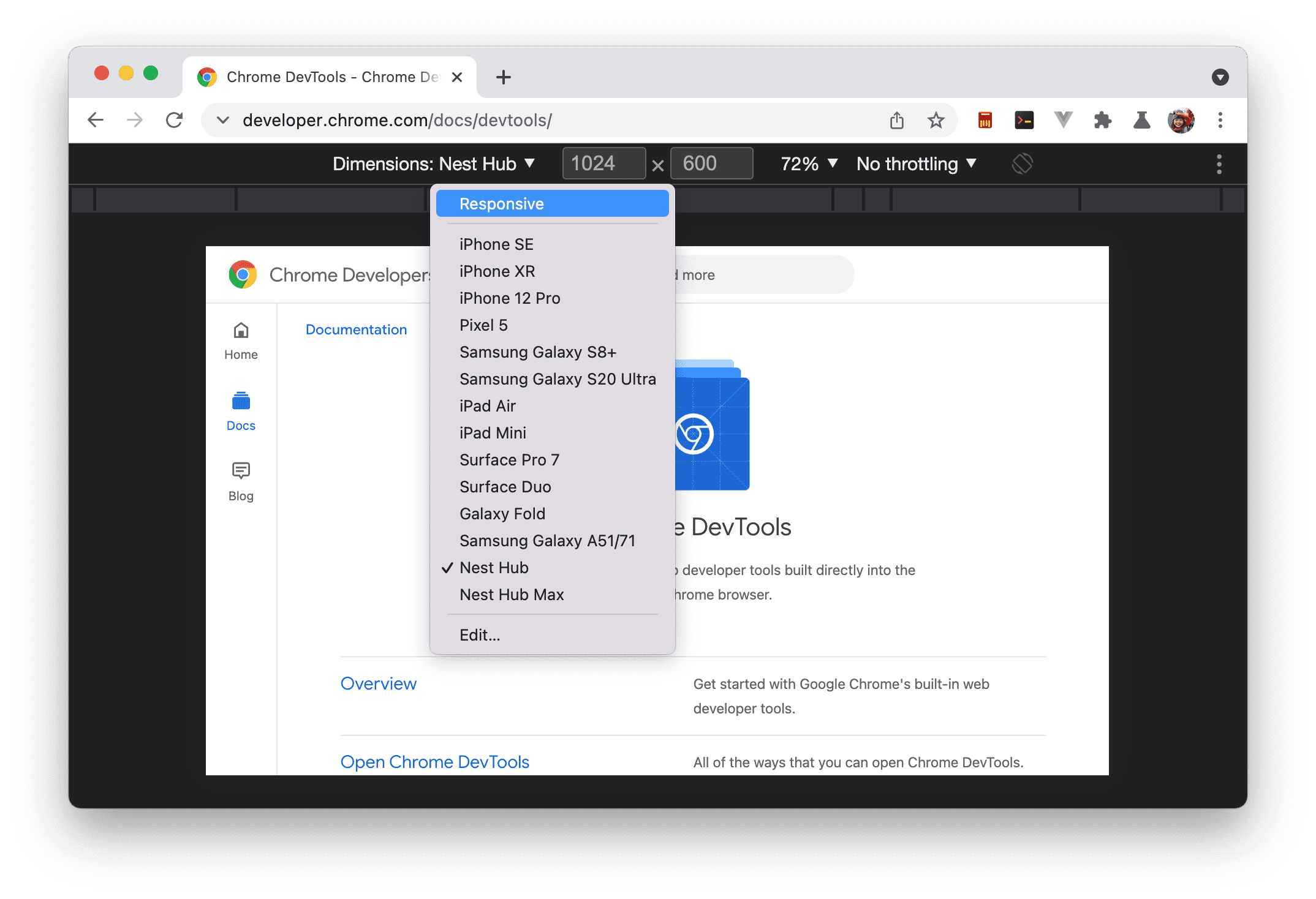 Cómo actualizar la lista de dispositivos en el modo de dispositivo