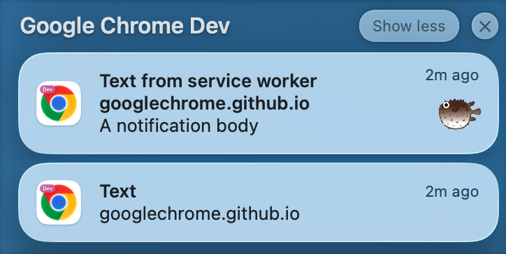 Attributed to 'Google Chrome' with the Chrome icon.