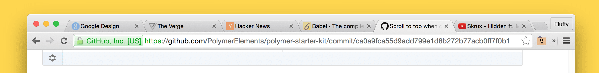 Suspended tabs favicon screenshot.