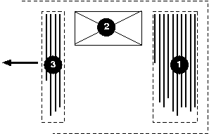 Пример режимов вертикального письма