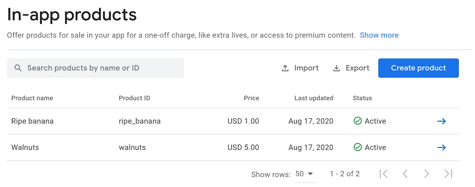 Étape 2 : Accédez à l&#39;interface &quot;Produits&quot; pour ajouter de nouveaux produits.