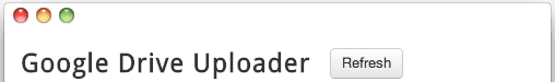 Google Drive Uploader sans cadre