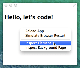 「Inspect Element」對話方塊