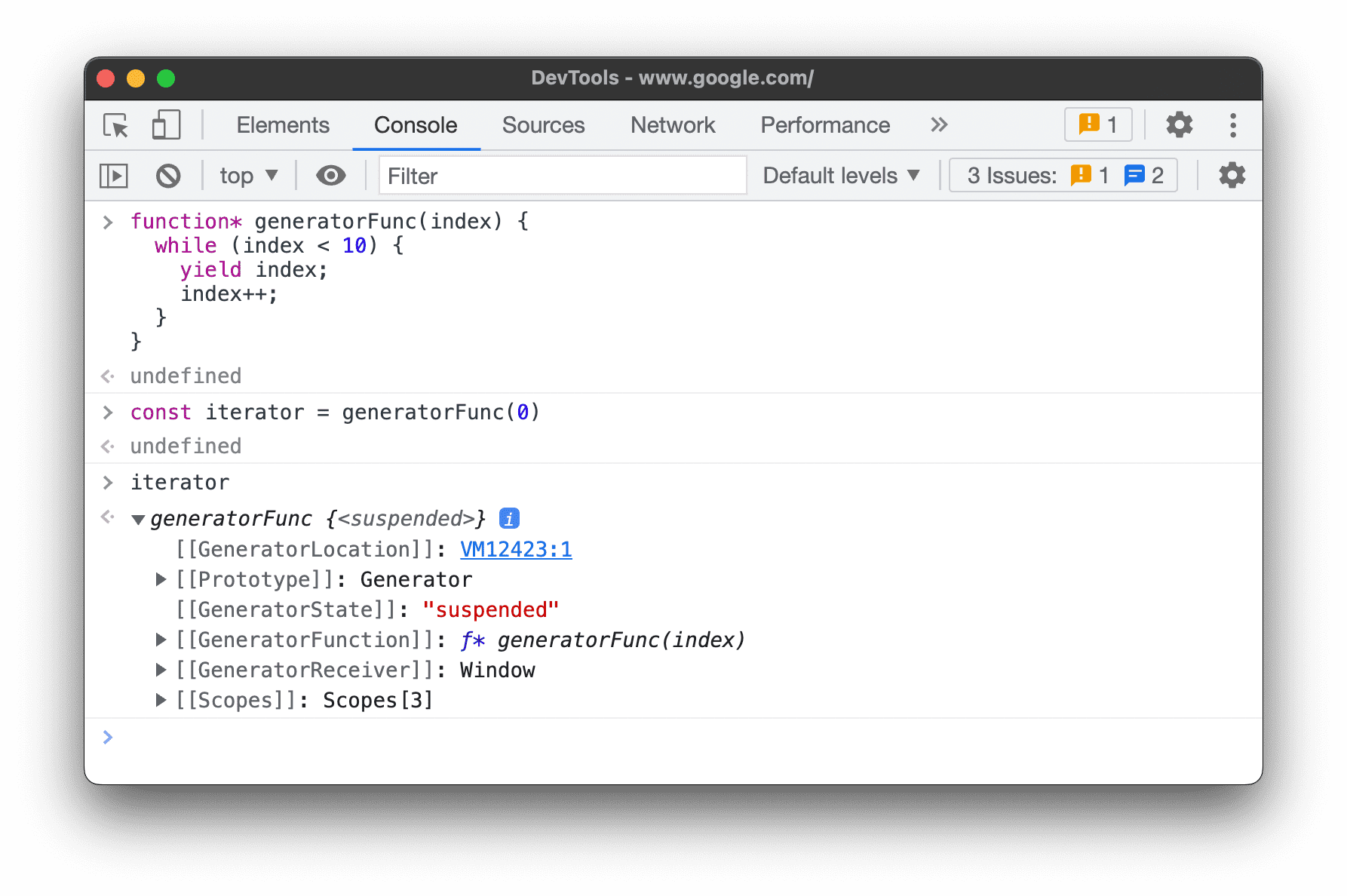 Iterator 객체를 제공합니다.