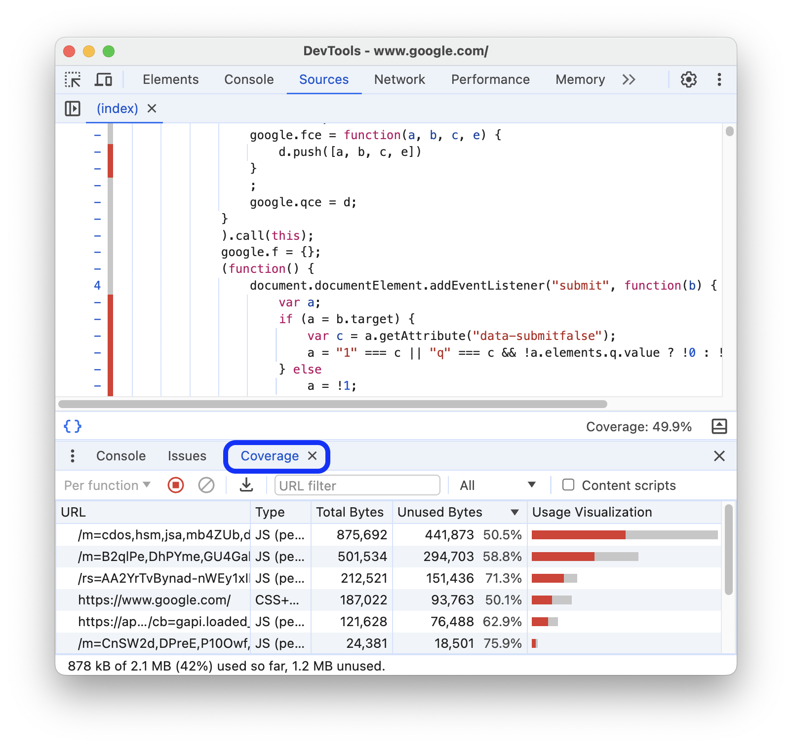 Analyser la couverture de code