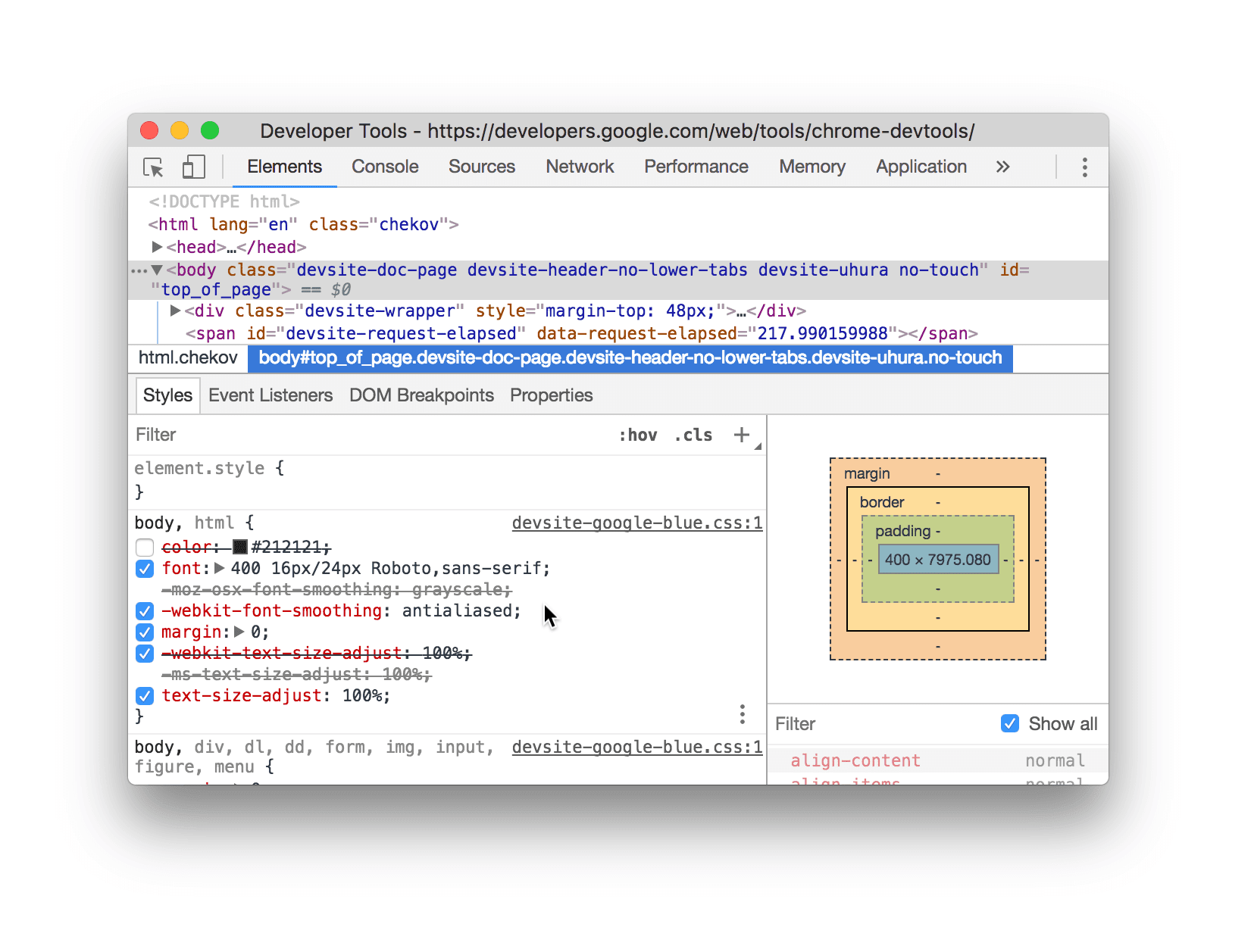 Een declaratie in- of uitschakelen.