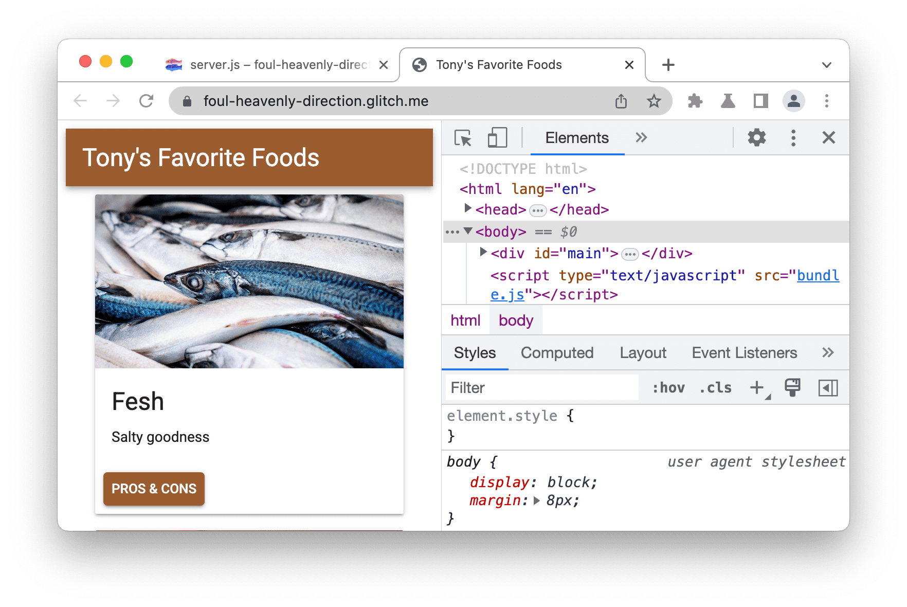 DevTools とデモです