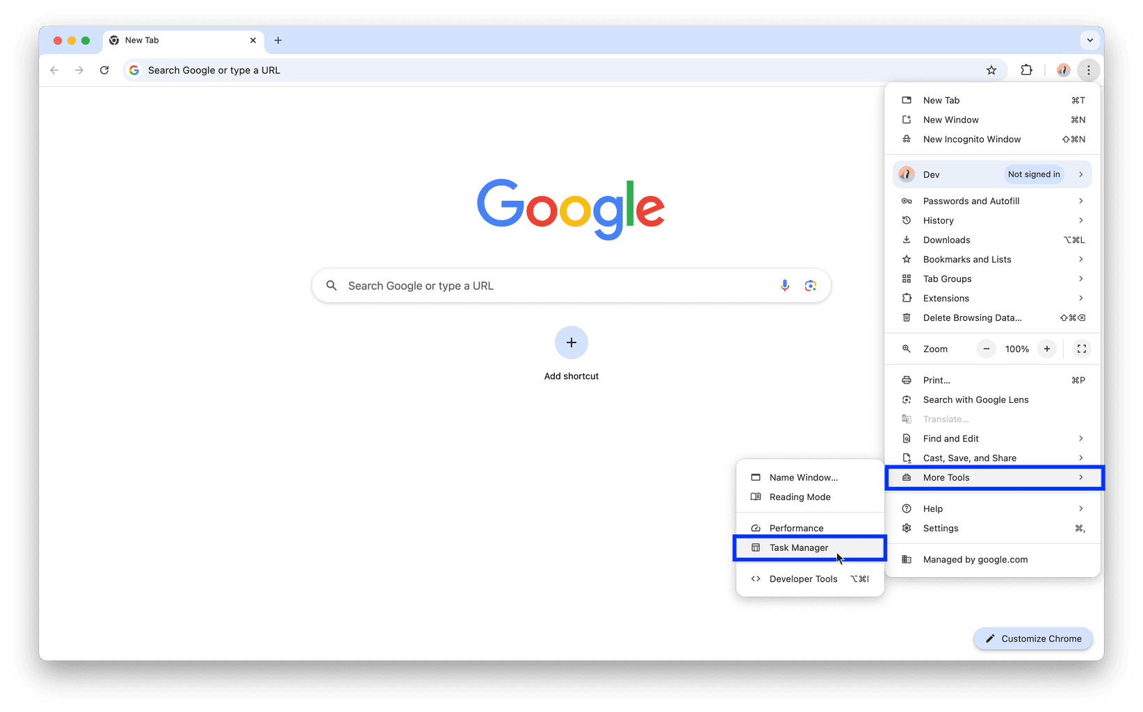 Task-Manager öffnen