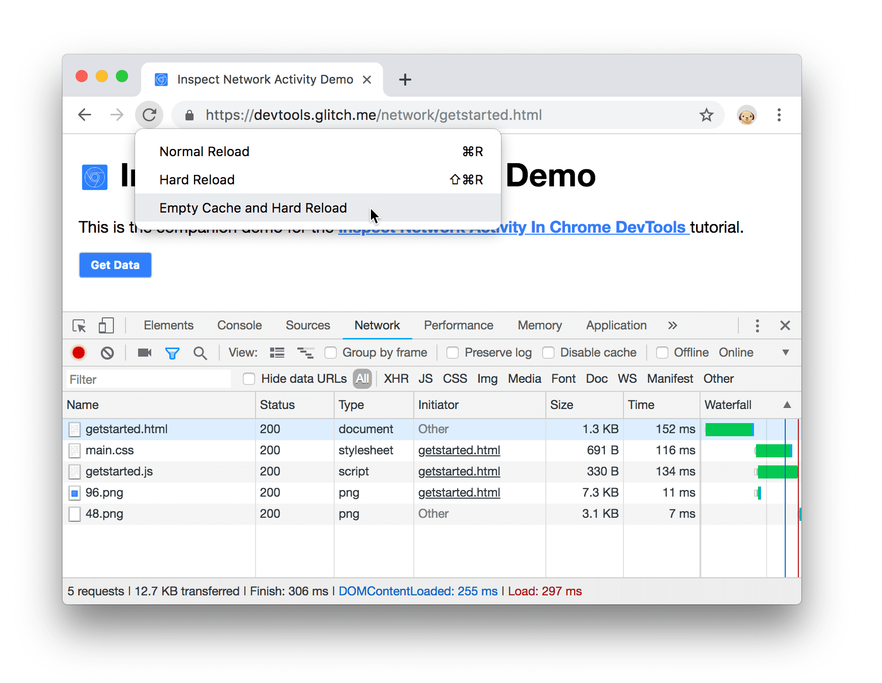 Kosongkan Cache dan Muat Ulang Hard