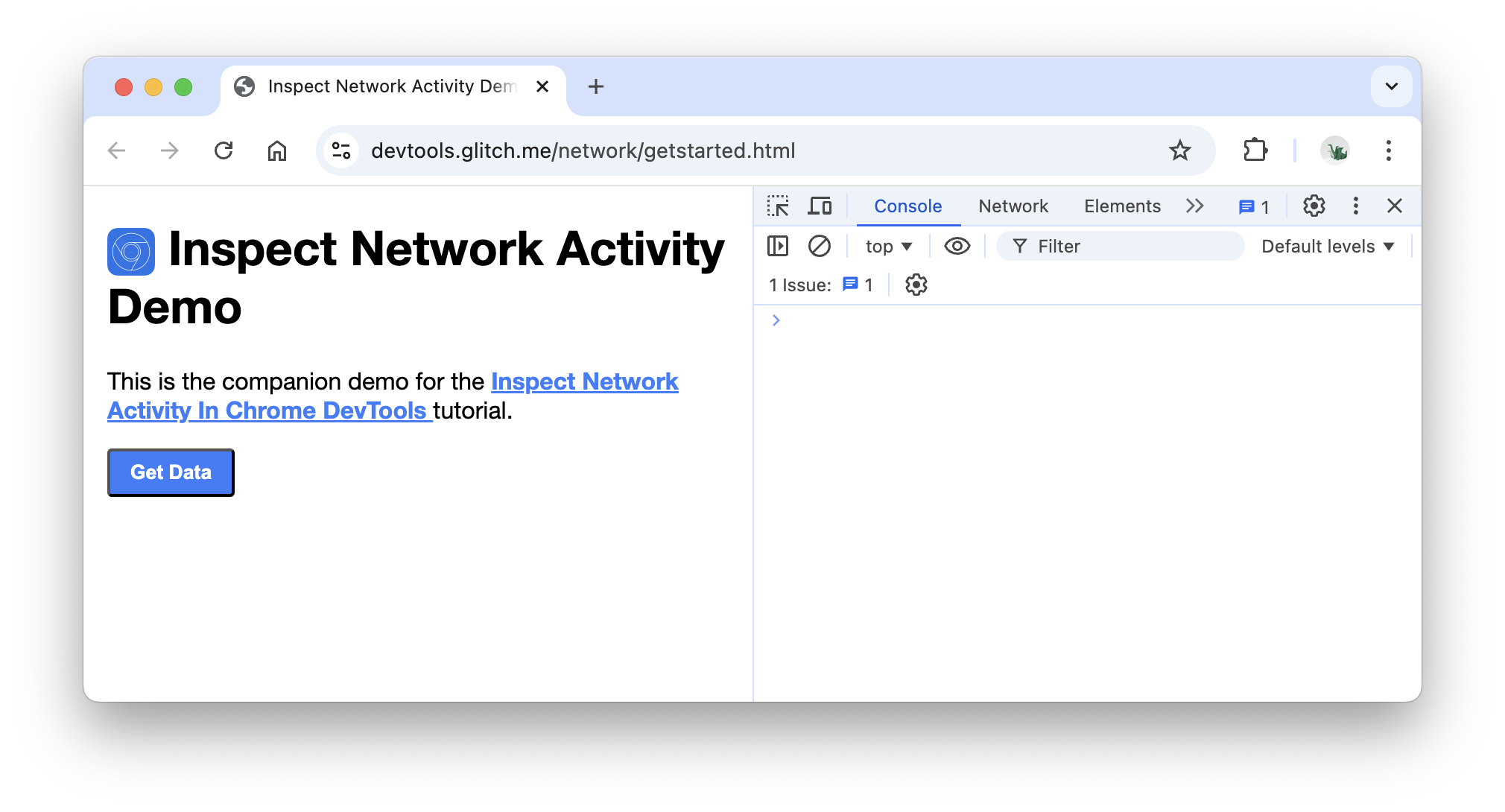 Painel Console nas DevTools.