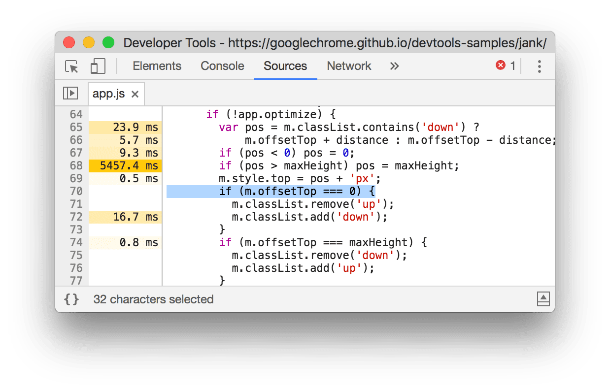 Ligne de code à l&#39;origine de la mise en page forcée