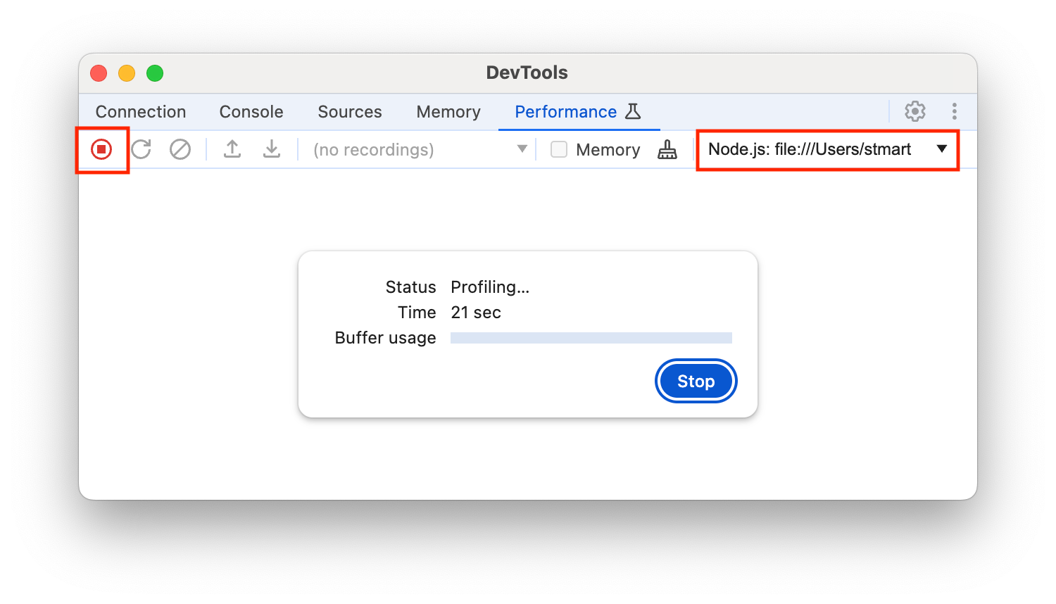 Bouton &quot;Enregistrer&quot; et sélecteur d&#39;instance de VM.