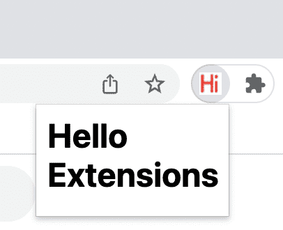 Extension Hello
