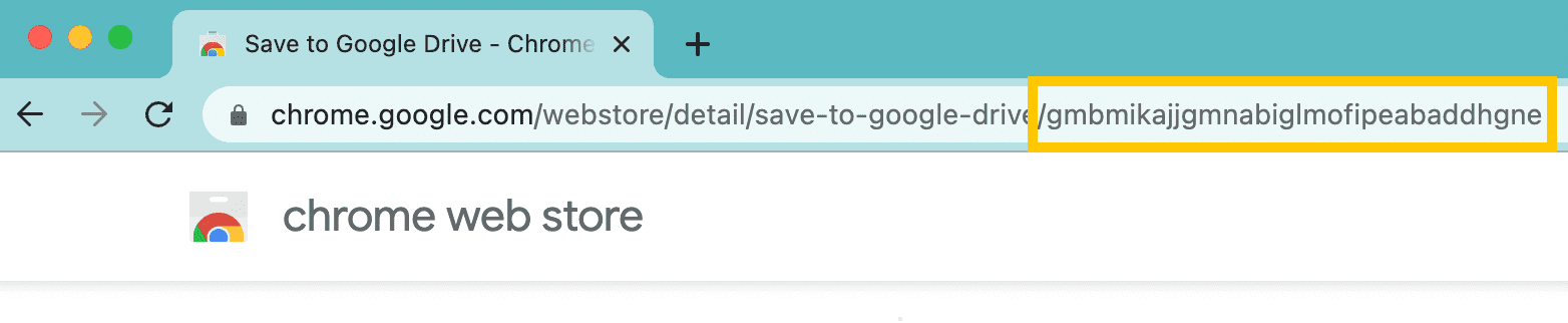 Chrome Web Store-item-ID