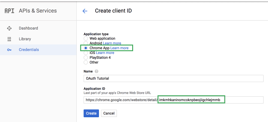 Completar la información de la extensión