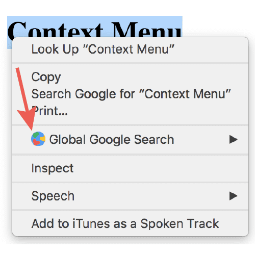 Context Menu Icon