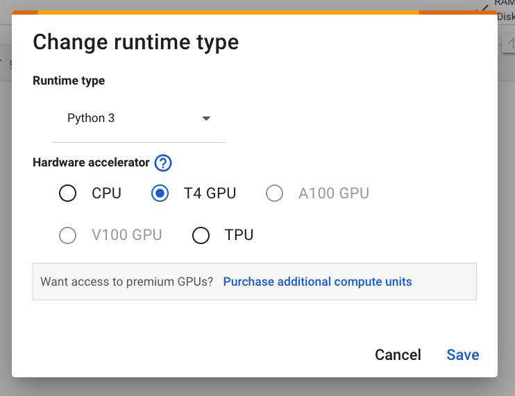 تصویری از ماژول Change runtime type.