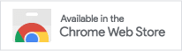 206x58 Chrome ウェブストア バッジ、枠線付き