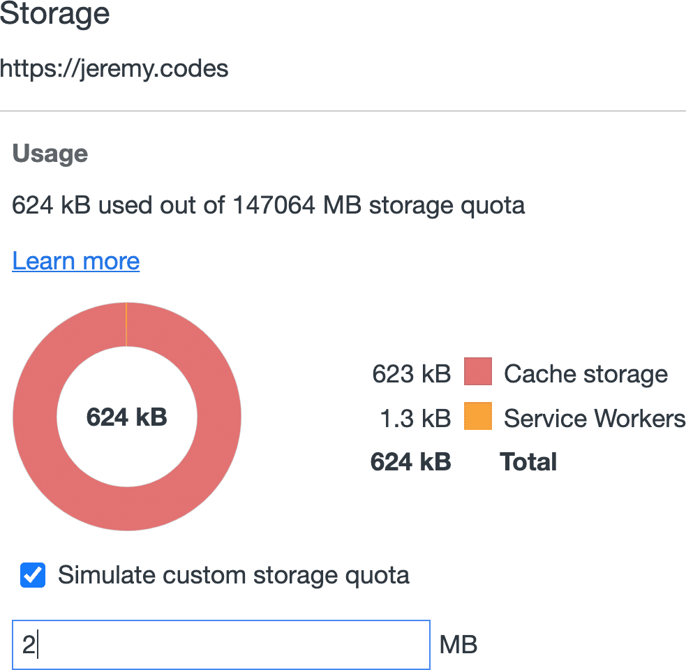 Lecteur de l&#39;utilisation de l&#39;espace de stockage.