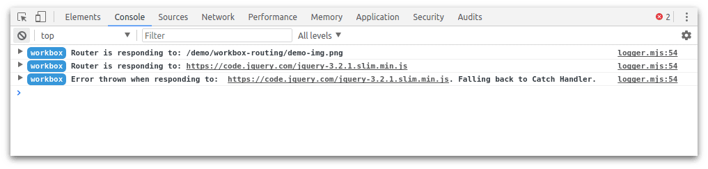 Routing Logs